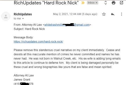 Hard Rock Nick Attorney