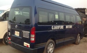 G. Agofure Motors Price List; Bookings, Terminals & Contacts